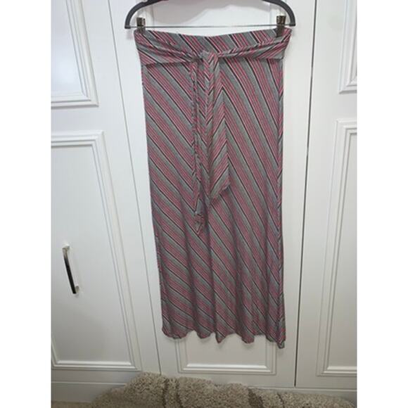 Sophie Max Women's XS Multicolor Striped Skirt & Top Set Casual Outfit - Picture 2 of 14